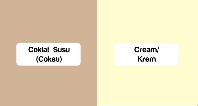 Perbedaan warna coksu dan cream