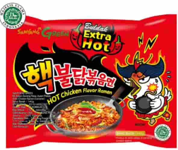 Samyang Mi Instan Hot Chicken Ramen Buldak Extra Hot 140 g