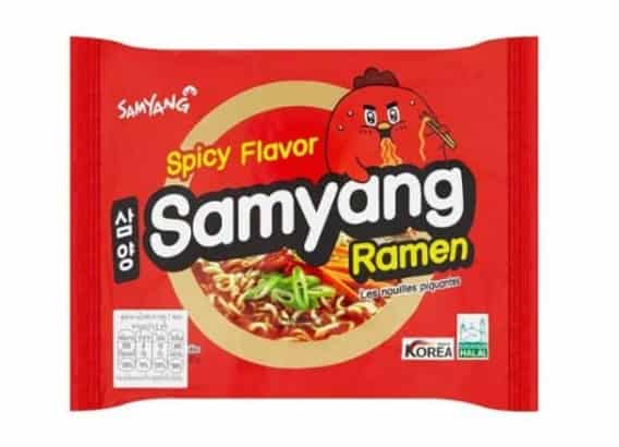 Harga Mie Samyang Ramen Spicy 120G