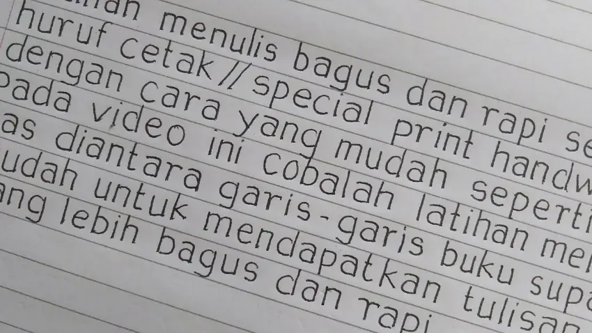 Huruf Cetak adalah: Kelebihan, Kekurangan dan Jenisnya